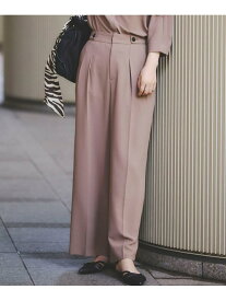 【SALE／50%OFF】【着心地◎!】タックワイドパンツ INDIVI インディヴィ パンツ その他のパンツ ブラック グレー【RBA_E】【送料無料】[Rakuten Fashion]