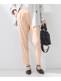 【SALE／50%OFF】【褒められパンツ/高ストレッチ】タックテーパードパンツ INDIVI インディヴィ パンツ その他のパンツ ホワイト ネイビー オレンジ ベージュ【RBA_E】【送料無料】[Rakuten Fashion]