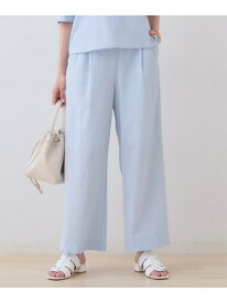 【SALE／30%OFF】【SETUP可能/涼しい】リラックスパンツ INDIVI インディヴィ パンツ その他のパンツ ブルー ブラック ベージュ【RBA_E】【送料無料】[Rakuten Fashion]