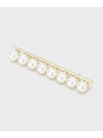 【SALE／5%OFF】【セレモニー/上品】パール調モチーフブローチ INDIVI インディヴィ アクセサリー・腕時計 ブローチ・コサージュ・バッジ シルバー ゴールド【RBA_E】[Rakuten Fashion]