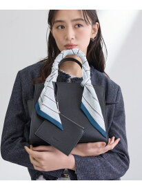 【2柄展開】柄デザインスカーフ INDIVI インディヴィ ファッション雑貨 スカーフ・バンダナ ネイビー パープル【送料無料】[Rakuten Fashion]