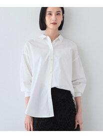 【SALE／50%OFF】【UVケア/カラーストライプ柄】袖コンシャスシャツ INDIVI インディヴィ トップス シャツ・ブラウス グリーン ホワイト ブルー【RBA_E】【送料無料】[Rakuten Fashion]