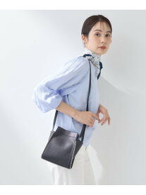 【SALE／5%OFF】【合皮】スタッズ風メタルポシェットバッグ INDIVI インディヴィ バッグ ショルダーバッグ ブルー グレー ブラック【RBA_E】【送料無料】[Rakuten Fashion]
