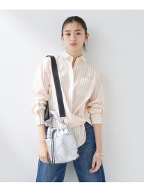 【SALE／5%OFF】【大人カジュアル/ショルダー付】ふかふか巾着バッグ INDIVI インディヴィ バッグ ハンドバッグ ブラック シルバー【RBA_E】【送料無料】[Rakuten Fashion]