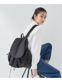 【超軽量/大人カジュアル】収納力◎!ギャザーフォルムリュック INDIVI インディヴィ バッグ リュック・バックパック ブラック【送料無料】[Rakuten Fashion]