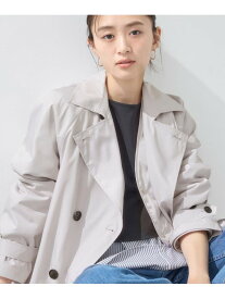【SALE／50%OFF】【撥水/UVケア/2WAY】超軽量ライナー付ライトトレンチコート INDIVI インディヴィ ジャケット・アウター トレンチコート ネイビー グレー【RBA_E】【送料無料】[Rakuten Fashion]