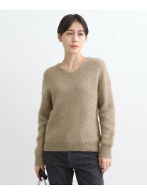 【SALE／40%OFF】【トレンド!】ヘアリーラメVネックニット INDIVI インディヴィ トップス ニット ベージュ ピンク ネイビー グレー【RBA_E】【送料無料】[Rakuten Fashion]