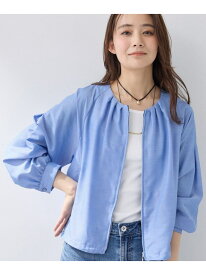 【SALE／40%OFF】【洗える/大人シアー】エアリー バルーンブルゾン INDIVI インディヴィ ジャケット・アウター ブルゾン・ジャンパー ブラック ブルー ホワイト【RBA_E】【送料無料】[Rakuten Fashion]