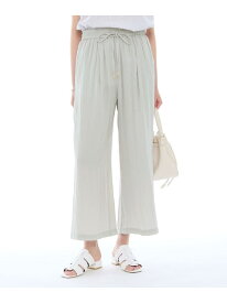 【SALE／30%OFF】ギャザーワイドパンツ INDIVI インディヴィ パンツ その他のパンツ グレー ネイビー ベージュ【RBA_E】【送料無料】[Rakuten Fashion]