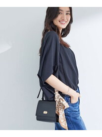 【SALE／62%OFF】ミニスクエアショルダー INDIVI インディヴィ バッグ ショルダーバッグ ブラック ブルー【RBA_E】[Rakuten Fashion]