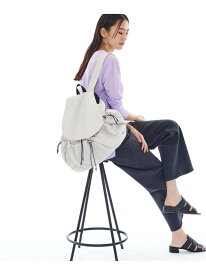 【SALE／15%OFF】【超軽量】ギャザーリングリュック INDIVI インディヴィ バッグ リュック・バックパック ブラック【RBA_E】【送料無料】[Rakuten Fashion]