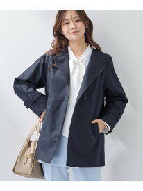 【SALE／50%OFF】【撥水/軽量】ミドル丈 ミニマルトレンチコート INDIVI インディヴィ ジャケット・アウター トレンチコート ベージュ グレー ネイビー【RBA_E】【送料無料】[Rakuten Fashion]