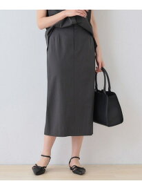 【SALE／55%OFF】【洗える/SETUP可能/UVケア】ストレートラインスカート INDIVI インディヴィ スカート その他のスカート ブラック ネイビー ベージュ【RBA_E】【送料無料】[Rakuten Fashion]