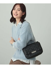【SALE／64%OFF】キルトフラップバッグ INDIVI インディヴィ バッグ ショルダーバッグ ブラック【RBA_E】[Rakuten Fashion]