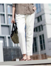 【SALE／10%OFF】【褒められパンツ/洗える】ウエストゴムタックテーパードパンツ INDIVI インディヴィ パンツ その他のパンツ イエロー ベージュ ブルー ネイビー ホワイト ブラック【RBA_E】【送料無料】[Rakuten Fashion]
