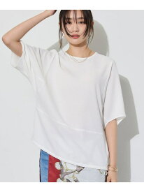 【SALE／10%OFF】【洗える/2WAY/裾ドロスト付き】 ドルマンスリーブチュニックトップス INDIVI インディヴィ トップス カットソー・Tシャツ ホワイト ブラック グレー【RBA_E】【送料無料】[Rakuten Fashion]