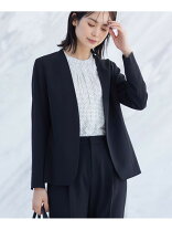楽天市場】INDIVI ノーカラージャケットの通販