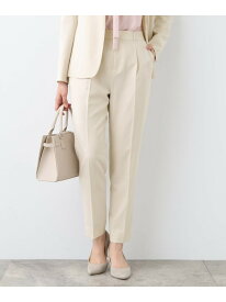 【SALE／50%OFF】【洗える/UVケア/スーツ】ストレッチタックテーパードパンツ INDIVI インディヴィ パンツ その他のパンツ ネイビー ブラック ホワイト【RBA_E】【送料無料】[Rakuten Fashion]