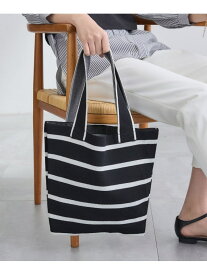 【SALE／10%OFF】【WEB限定カラー/A4収納】柄ニットバッグ INDIVI インディヴィ バッグ トートバッグ ブラック ベージュ ブラウン【RBA_E】[Rakuten Fashion]