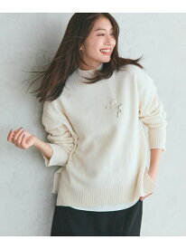 【SALE／37%OFF】【冬ニット人気NO.1!/カシミヤ混】ミドルゲージハイネックニット INDIVI インディヴィ トップス ニット ブルー レッド ネイビー ホワイト ブラック グレー【RBA_E】【送料無料】[Rakuten Fashion]
