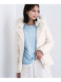 【SALE／15%OFF】【名品/撥水/抗菌防臭】ショート丈リサイクルダウンコート INDIVI インディヴィ ジャケット・アウター ダウンジャケット・ダウンベスト ブラック ベージュ ネイビー ホワイト【RBA_E】【送料無料】[Rakuten Fashion]