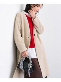 【軽量/ウール混】ライトフォルム ロングコート INDIVI インディヴィ ジャケット・アウター その他のジャケット・アウター ベージュ グレー【送料無料】[Rakuten Fashion]