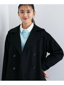 【SALE／30%OFF】【軽やか/ゆったり】ウール混ショートトレンチコート INDIVI インディヴィ ジャケット・アウター トレンチコート ブラック【RBA_E】【送料無料】[Rakuten Fashion]