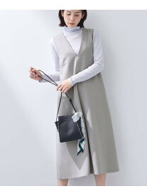 【SALE／10%OFF】【洗える/SETUP可能/UVケア】ウール調ジャンパードレス INDIVI インディヴィ ワンピース・ドレス その他のワンピース・ドレス ブルー【RBA_E】【送料無料】[Rakuten Fashion]
