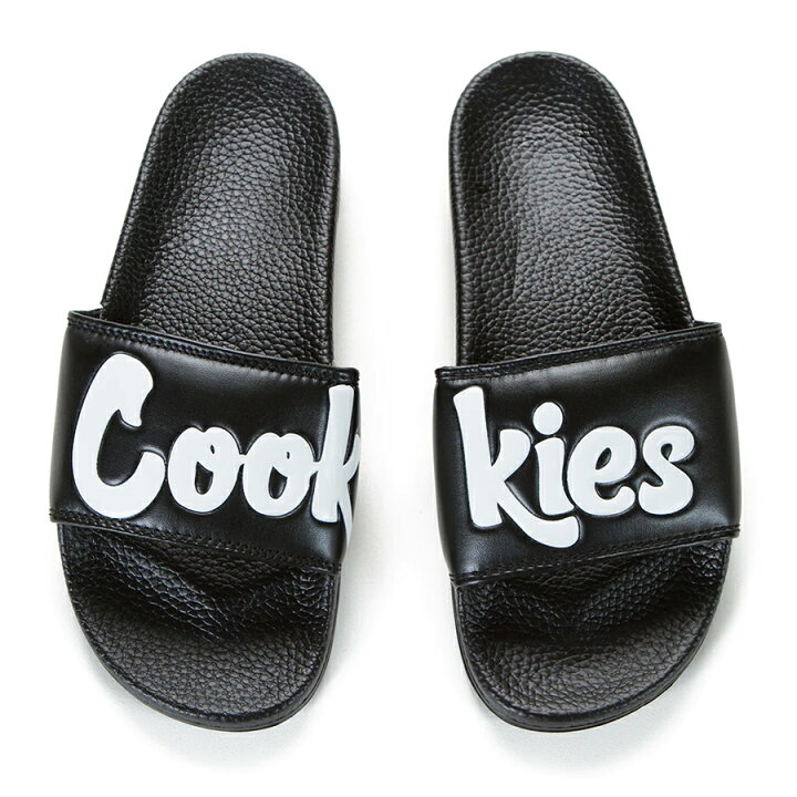 楽天市場】【送料無料】COOKIES ORIGINAL LOGO SLIDES【BLACK】(US 8 
