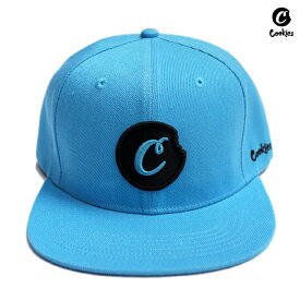 【送料無料】COOKIES C BITE SNAPBACK CAP【COOKIES BLUE】(COOKIES 通販 服 メンズ レディース 男 女 兼用 帽子 キャップ スナップバック ロゴ ブルー 青)