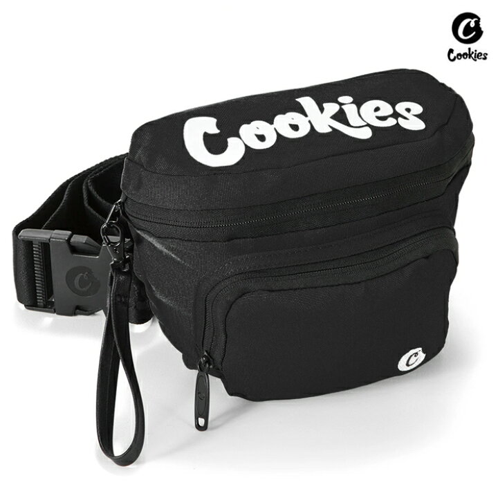 楽天市場】【送料無料】COOKIES ENVIRONMENTAL FANNY CROSS BAG【BLACK 