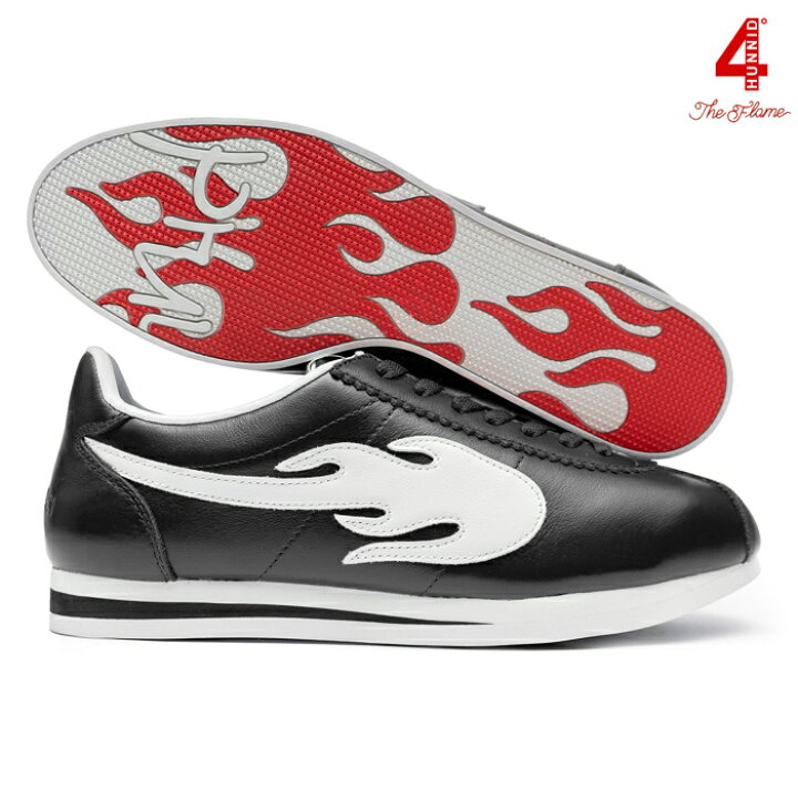 楽天市場】【送料無料】4HUNNID THE FLAME BLOCK RUNNER SHOES【BLACK 