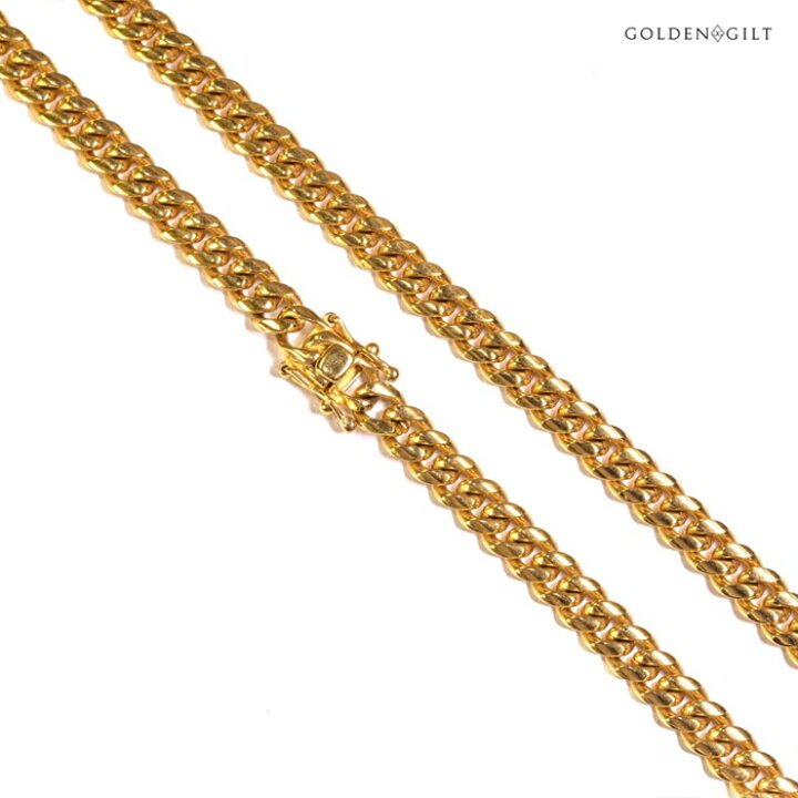 楽天市場 送料無料 ラスト1点 Golden Gilt Miami Necklace Gold 24inch Golden Gilt 通販 アクセサリー ジュエリー ゴールド チェーン ネックレス マイアミチェーン Indoor Class Online Store