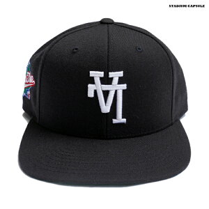 �y���������zSTADIUM CAPSULE SNAP BACK CAP�yBLACK�z(�ʔ� �����Y ���f�B�[�X �j �� ���p �X�q �X�i�b�v�o�b�N �u���b�N ��)