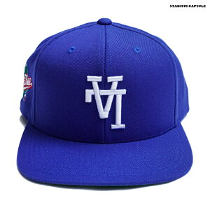 �y���������zSTADIUM CAPSULE SNAP BACK CAP�yBLUE�z(�ʔ� �����Y ���f�B�[�X �j �� ���p �X�q �X�i�b�v�o�b�N �u���[ ��)