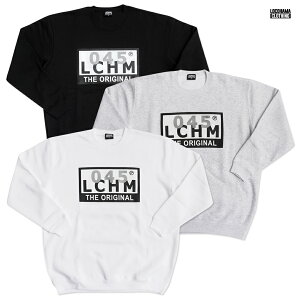 �y���������zLOCOHAMA CLOTHING CREWNECK SWEAT�yWHITE/GRAY/BLACK�z(M�EL�EXL�E2XL)(LOCOHAMA CLOTHING DJ PMX DS455 �ʔ� �����Y �傫���T�C�Y �X�E�F�b�g �g���[�i�[)
