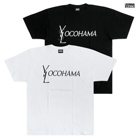 【送料無料】LOCOHAMA CLOTHING LOGO Tシャツ【WHITE/BLACK】(M・L・XL)(LOCOHAMA CLOTHING DJ PMX DS455 通販 メンズ 大きいサイズ Tシャツ 半袖 ショートスリーブ)