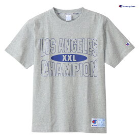 【PRICE DOWN 20%】CHAMPION S/S Tシャツ【GRAY】(L・XL)(チャンピオン 通販 メンズ 大きいサイズ 半袖 ロゴ C3-X324)