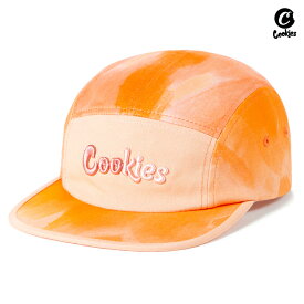 【送料無料★ラスト1点】COOKIES FORUM 5 PANEL HAT【PEACH】(COOKIES クッキーズ アパレル 帽子 キャップ 服 通販 CAMPER CAP キャンパーキャップ)