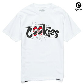 【送料無料】COOKIES GLOSSY EYED Tシャツ【WHITE】(M・L・XL)(COOKIES クッキーズ アパレル 服 通販 メンズ 大きいサイズ 半袖 ロゴ)