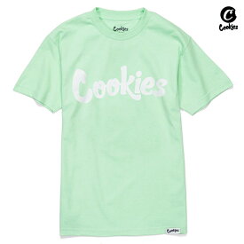 【送料無料】COOKIES ORIGINAL LOGO Tシャツ【MINT】(M・L・XL・2XL)(COOKIES クッキーズ アパレル 服 通販 メンズ 大きいサイズ 半袖 T-SHIRTS)