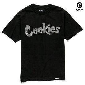 【送料無料】COOKIES ORIGINAL LOGO Tシャツ【BLACK×SILVER】(M・L・XL・2XL)(COOKIES クッキーズ アパレル 服 通販 メンズ 大きいサイズ 半袖 T-SHIRTS)
