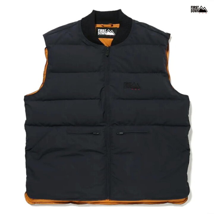 楽天市場】【PRICE DOWN 20%☆送料無料】FIRST DOWN RIB DOWN VEST 