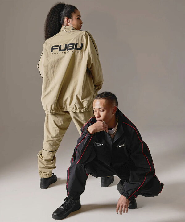 楽天市場】【送料無料☆ラスト1点】FUBU TRACK SET UP【BEIGE】(M・L  