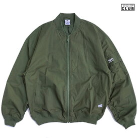 【送料無料】PRO CLUB COMFORT BOMBER JACKET【OLIVE】(M・L・XL・2XL・3XL)(プロクラブ 通販 メンズ 服 大きいサイズ ボンバージャケット フライトジャケット コンフォート ジャケット シンプル 無地 アウター ロングスリーブ 長袖)