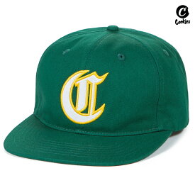 【送料無料★ラスト1点】COOKIES IVY LEAGUE STRAPBACK CAP【FOREST GREEN】(クッキーズ 通販 アパレル 服 CAP 帽子 キャップ ストラップバック ベースボールキャップ ロゴ)