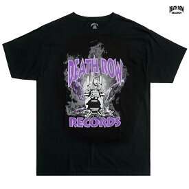 【送料無料】DEATH ROW RECORDS SMOKE DEATH ROW Tシャツ【BLACK】(L・XL・2XL)(デスロウレコード 通販 スヌープドッグ SNOOP DOGG ロゴ 半袖 ショートスリーブ)