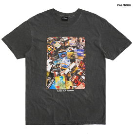 【送料無料】PALM CRU GOODIES Tシャツ【WASH BLACK】(M・L・XL・2XL)(通販 服 メンズ 大きいサイズ 半袖 ショートスリーブ HIP HOP ヒップホップ RAP ラップ ロゴ)