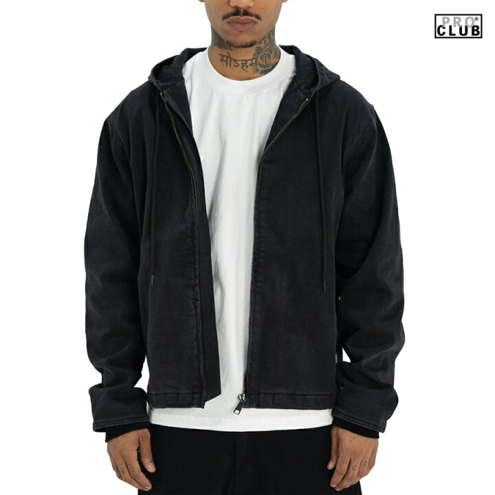楽天市場】【送料無料】PRO CLUB HEAVYWEIGHT DENIM ZIPUP JACKET 
