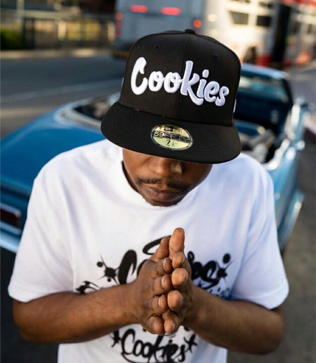 楽天市場】【送料無料】COOKIES × NEW ERA ORIGINAL LOGO FITTED CAP 